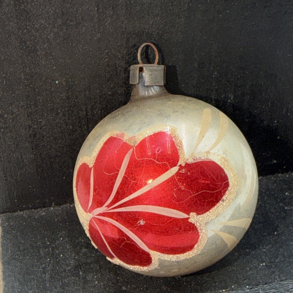 Vintage Christmas Ornament Glass Mercury MCM Retro
